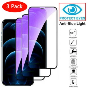Tempered Glass Screen Protector Anti-Blue Light For Samsung S23 S22 S21 S20 A73 - Picture 1 of 15
