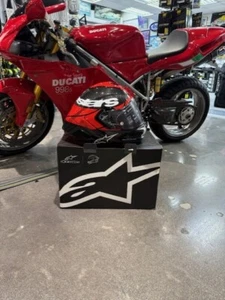 ALPINESTARS SUPERTECH R10 TEAM CARBON/RED/WHITE HELMET LARGE - IN STOCK - Bild 1 von 3