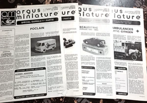 JOUETS PETITES VOITURES AUTOMOBILE REVUE ARGUS DE LA MINIATURE LOT 4 N° 1982 - Photo 1/1