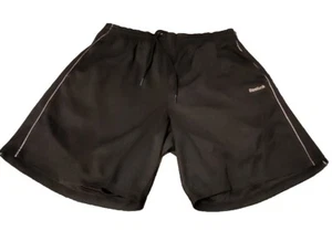 Reebok Black Polyester Youth Shorts Waist Size 28 - Picture 1 of 5