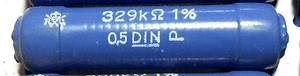 10x 329k 1% Vintage Rosenthal Carbon Film Precision Resistors Tube Audio 330k - Picture 1 of 6