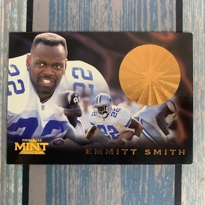 1996 Pinnacle Mint Collection Bronze Emmitt Smith #15 HOF Cowboys - Image 1 of 4
