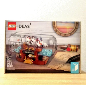 LEGO 21313 Ideas Ship in a Bottle Expert Building Kit 962 Pieces Retired Product - Picture 1 of 6