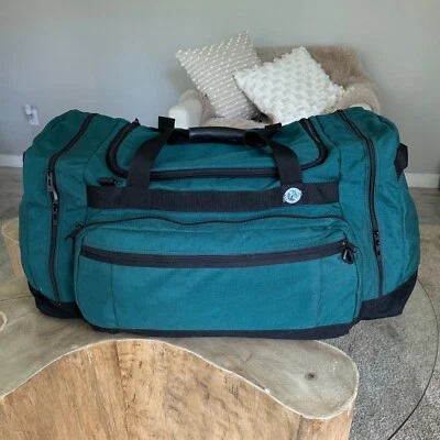 Bolsa de transporte Eagle Creek extra grande viagem carga verde vintage 32" GG - Imagem 1 de 4