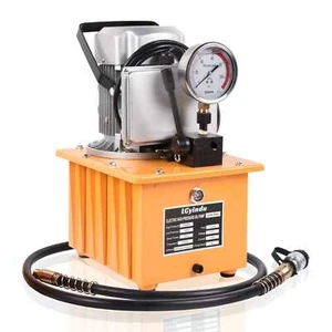 8.4Quart Hydraulic Electric Pump Single Acting Manual Valve for Cylinders - Picture 1 of 7