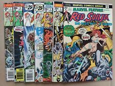 Marvel Feature 1 - 7 COMPLETE Series Frank Thorne Red Sonja 2 3 4 5 6 Conan (2)