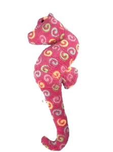 PINK SWIRL 25 PULGADAS Fiesta Caballito de Mar Peluche Juguete Océano Animal Usado en Excelente Condición - Imagen 1 de 6