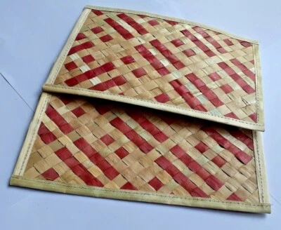 Ceylon Reed Table Mats Handmade 100% Natural Eco Friendly - Image 1 of 4