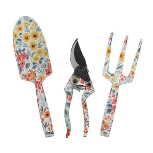 3-Piece Pattern Hand Garden Tool Set - Picture 1 of 4