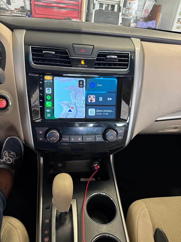 For 2013-2018 Nissan Altima Apple Carplay Car Radio Stereo Android 15 GPS Navi Foto 1 de 4