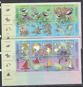 Cocos (Keeling) Is. Scott 289-92 FDC - - Imagen 1 de 1