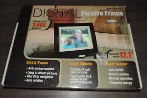 Smartparts Digital Picture Frame 12.1" Up To 3000 Pictures, NOT WORKING NO POWER - Picture 1 of 8