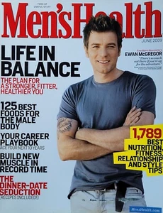 EWAN McGREGOR June 2009 MEN'S HEALTH Magazine - Picture 1 of 1