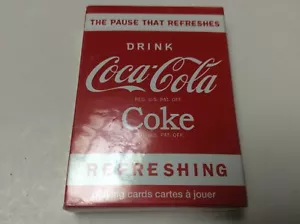 New old stock Coca Cola playing cards, sealed in original package T1074 - Picture 1 of 10