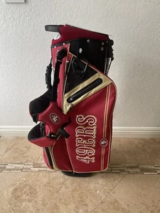 NWT San Francisco 49ers Caddie Carry Hybrid NFL Golf Stand Bag Cooler Pocket - Picture 1 of 7