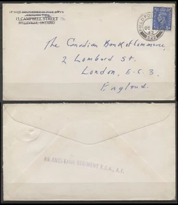 Nº: 133661 - UK (1942) - "FIELDPOST" - ¡UNA PORTADA ANTIGUA E INTERESANTE!! - Imagen 1 de 1