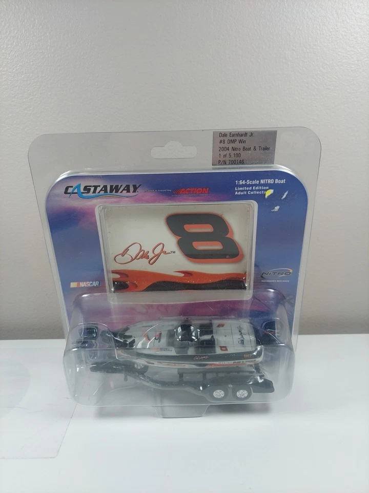 2004 Dale Jr Nitro Boat And Trailer #8 DMP WIN D20 - Image 1 of 3