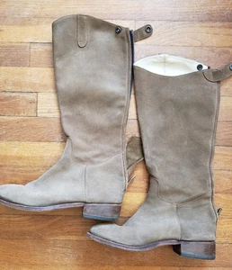Damen Tony Mora Wildleder Stiefel Größe 40 Reißverschluss hinten - Bild 1 von 5