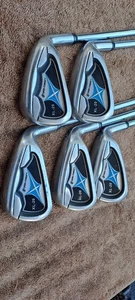 Golf Men's Irons Set TURBO POWER XL20 RIGHT H 5 Clubs Steel Shaft SR FLEX - Picture 1 of 8