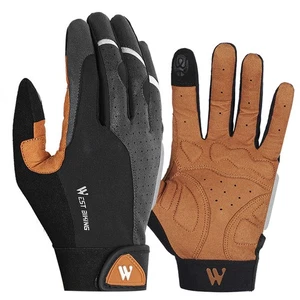 Cycling Winter Waterproof Touch Screen BicyclesGloves Hot Full Finger Windproof - Picture 1 of 13