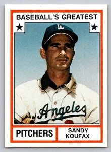 1982 TCMA Baseball's Greatest - Pitchers Sandy Koufax #1982-8 - Picture 1 of 2