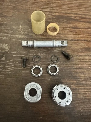 Campagnolo Nuovo Record Bottom Bracket 68-SS-120 Brit Thread, 112mm, 1980s, VGC - Image 1 of 4