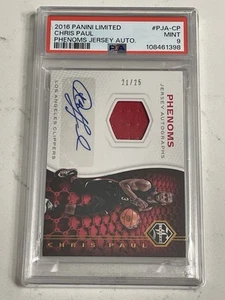 Maglia Chris Paul Phenoms 2016 limitata Auto SP/25 PSA 9 COME NUOVA POP 1 🔥🔥 - Foto 1 di 3