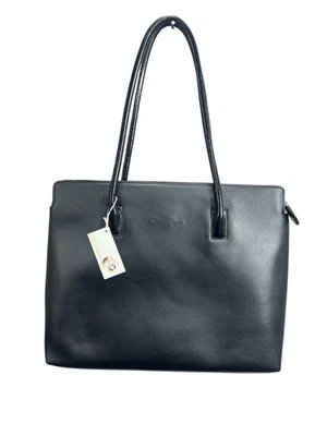 Cleo & Patek Genuine Leather Black Purse Bag Retail $498 - Image 1 of 4