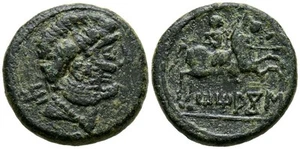 TITIACOS (Tricio, La Rioja). As. (Ae. 7,40g/22mm). 120-20 a.C. (FAB-2395). Anv: - Picture 1 of 1