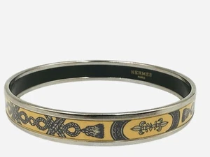 Hermès Grand Apparat schmaler Emaille Armreif Armband - Bild 1 von 9