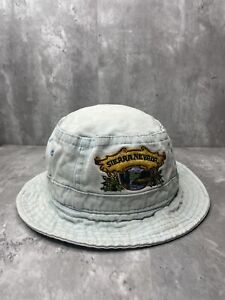 Vintage Sierra Nevada Hat Cap Adult Outdoors Denim Bucket Fishing Tour Mens