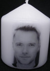 Candle Picture Ronan Keating Can be Personalised Birthday Love Anniversary New