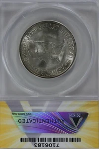 1953-S  .50   ANACS  MS 66  WASHINGTON-CARVER    Classic Silver Commemorative   - Picture 1 of 2