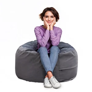3 'beanbag chair, adult and child beanbags, oversized couch couch, living room f - Picture 1 of 9