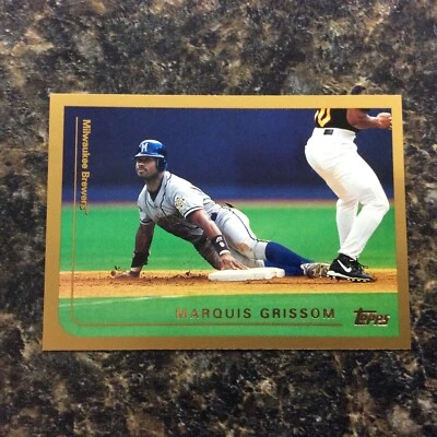 1999 Topps #383 Marquis Grissom Milwaukee Brewers - Image 1 of 2