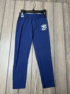 Creighton Bluejays Youth Leggings By Wes & Willy Size 4T Cotton Blend Navy Blue - Picture 1 of 5