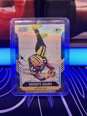 2021 Score - Artist Proof #140 Davante Adams /35 - Image 1 of 2