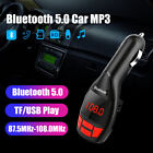 Bluetooth Car FM Transmitter MP3 Player USB Flash Drive Micro 3.5mm AUX Audio