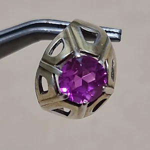 Vintage UdSSR RING SILBER 875 Rubin Damenschmuck. - Bild 1 von 13