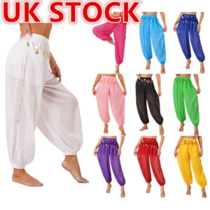 AU Women's Belly Dance Harem Pants Baggy Indian Dancing Trouser Festival Costume - Picture 1 of 133
