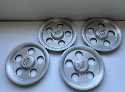 Buick OEM 1992-1999 LeSabre Park Avenue Center Cap Machined 9592813 Set 4pcs - Image 1 of 4