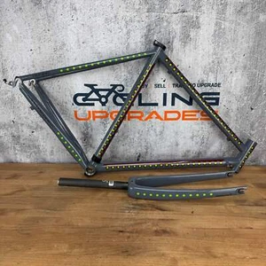 New! 2020 Pegoretti Round 53cm Rim Brake Steel Frameset 700c Falz Texas Flood - Picture 1 of 11