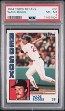 1984 Topps Tiffany Wade Boggs #30 PSA 8 NM-MT