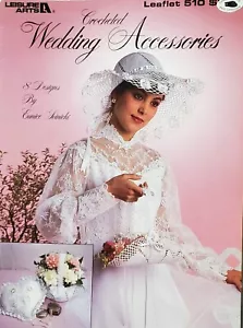 Wedding Accessories Crochet Patterns By Leisure Arts s3 - Picture 1 of 4