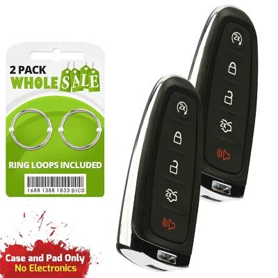 2 Replacement For 2013 2014 2015 2016 Ford Taurus Key Fob Shell Case Foto 1 de 4