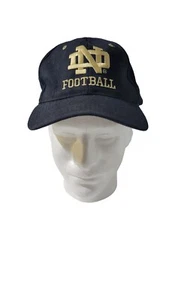 Cappello vintage Notre Dame Fighting Irish Snapback blu campione - Foto 1 di 3