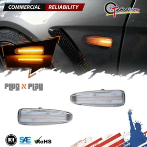 2 piezas para Mitsubishi Lancer Evo X Mirage Marcador Lateral Señal Ámbar Luces - Imagen 1 de 12