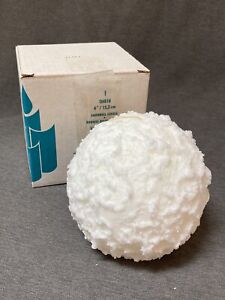 Partylite 6â€� Snowball Candle Q6810 New Unused With Box Retired