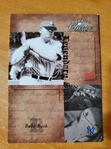 2004 Donruss Classics Legendary Spikes Silver Babe Ruth Crd #LS-59 #049/100 READ