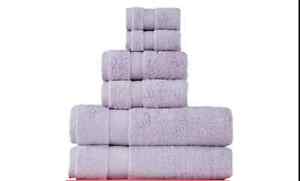 Cotton Alley Luxury 100% Cotton 6 Pcs Bath Towels Set Ultra Soft High Absorbent